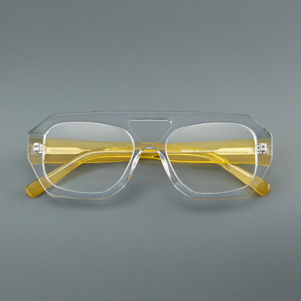 Lang Retro acetate pilot eyeglass frame