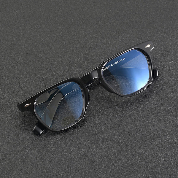 Sutton Retro Rectangle Acetate Glasses Frame