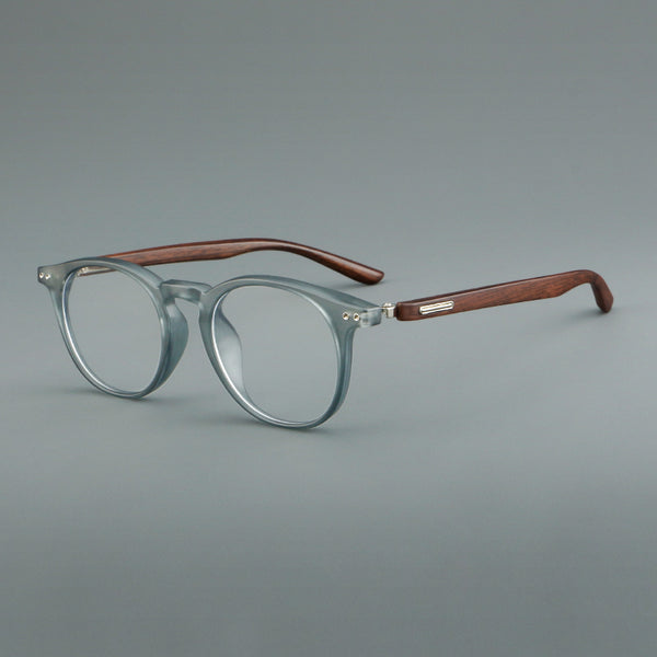 Rao Retro acetate imitation wood grain eyeglass frame