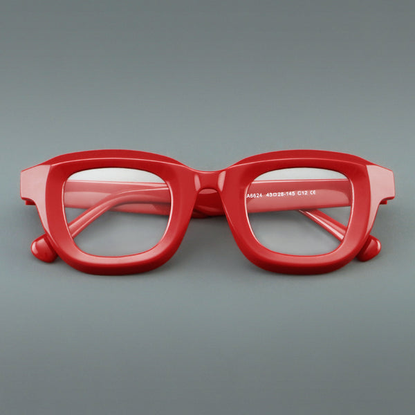 Klass Classic Square Acetate Eyeglasses Frame