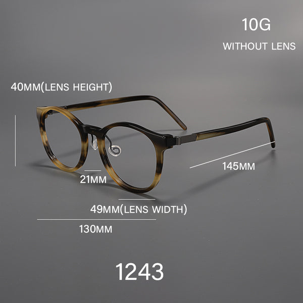 Bartle Round Lightweight Glasses Frame
