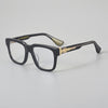 Zago Retro Rectangle Acetate Glasses Frame