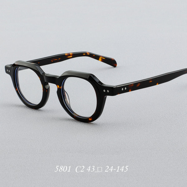 Xho Vintage Round Acetate Glasses Frame