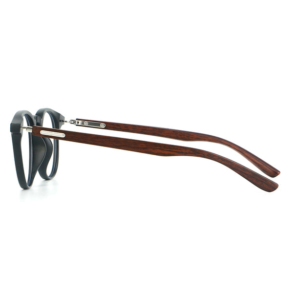 Rao Retro acetate imitation wood grain eyeglass frame