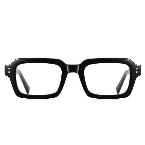 Vintage Black Square Glasses Frame