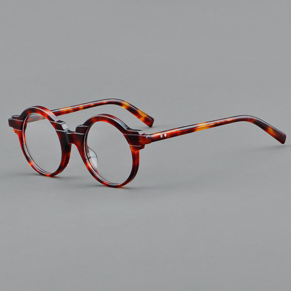 Vintage Acetate Round Eyeglasses Frame