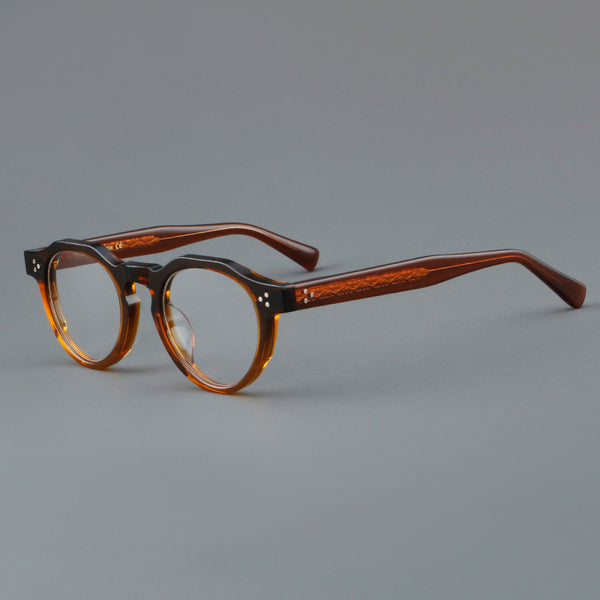Andon Retro Round Acetate Glasses Frame eyeweare