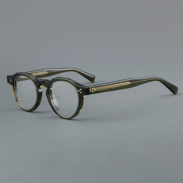 Andon Retro Round Acetate Glasses Frame eyeweare