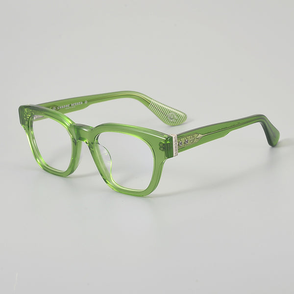 Endres Rectangle Acetate Titanium Glasses Frame