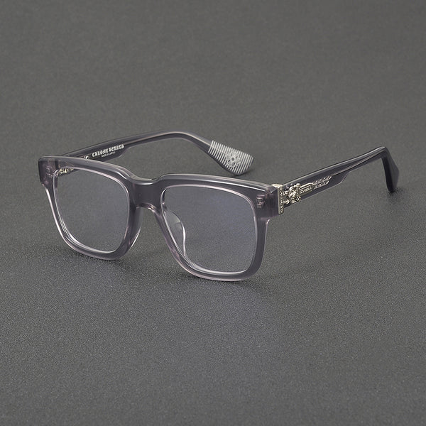 Zago Retro Rectangle Acetate Glasses Frame