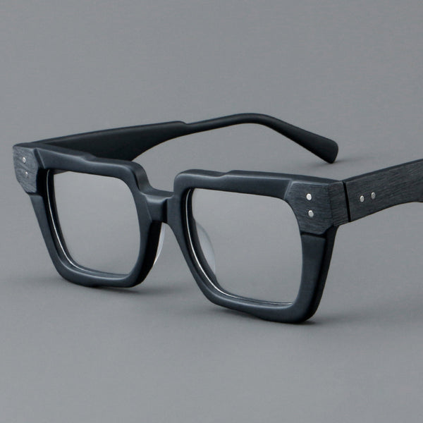 Nelly Retro Rectangle Acetate Glasses Frame