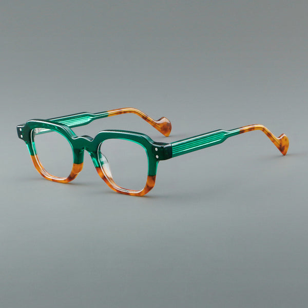 Klug Retro Square Acetate Glasses Frame