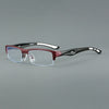 Laza Half frame acetate eyeglass frame