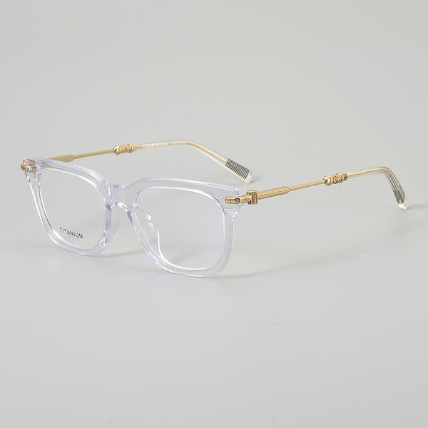 Vong Retro Square Titanium Glasses Frame