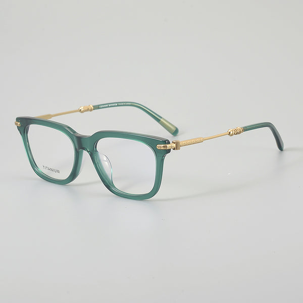 Vong Retro Square Titanium Glasses Frame
