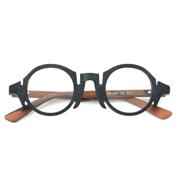 Koza Retro acetate imitation wood grain eyeglass frame