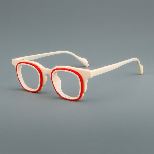 Boas Retro Square Acetate Glasses Frame