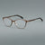 Moon Ultra-light Pure Titanium Vintage Square Eyeglasses Frame