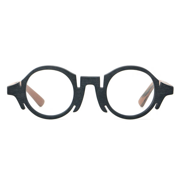 Koza Retro acetate imitation wood grain eyeglass frame