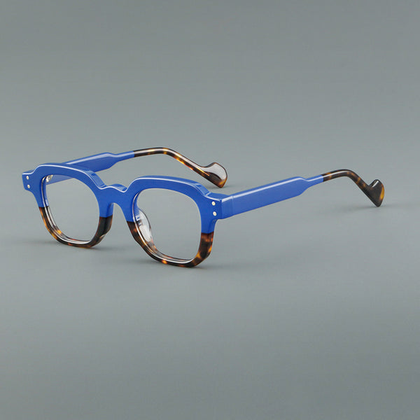 Klug Retro Square Acetate Glasses Frame