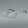 Moon Ultra-light Pure Titanium Vintage Square Eyeglasses Frame