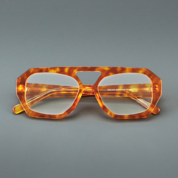 Lang Retro acetate pilot eyeglass frame