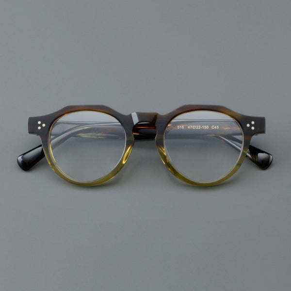 Andon Retro Round Acetate Glasses Frame eyeweare
