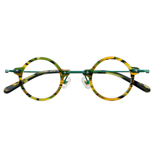Garin Small circular acetate eyeglass frame