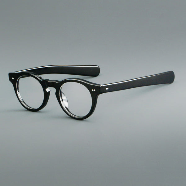 Crowe Vintage Acetate Round Eyeglasses Frame