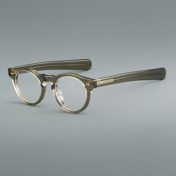 Crowe Vintage Acetate Round Eyeglasses Frame