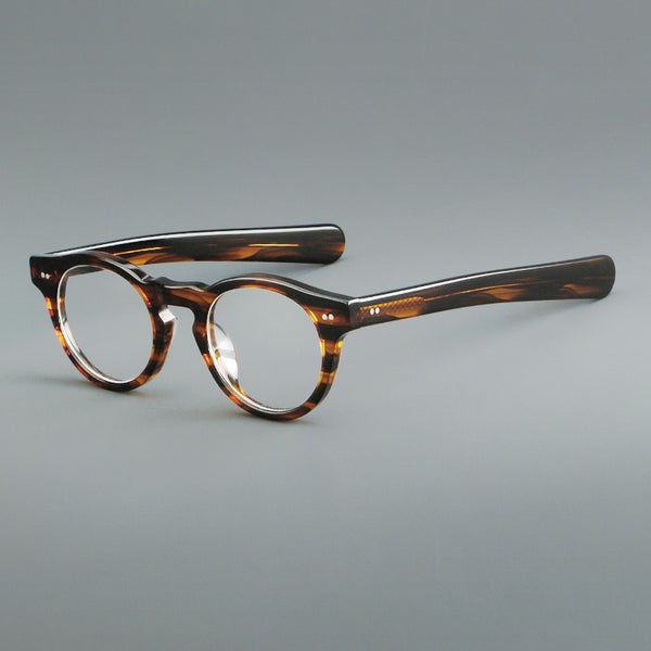 Crowe Vintage Acetate Round Eyeglasses Frame