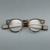 Crowe Vintage Acetate Round Eyeglasses Frame