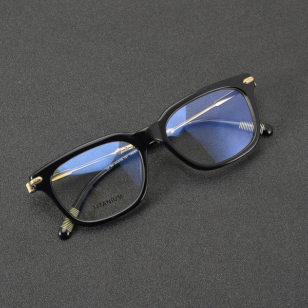 Vong Retro Square Titanium Glasses Frame