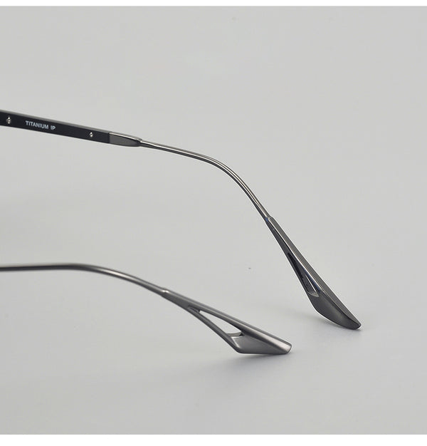 Sophie Business Square Titanium Double-bridge Glasses Frame