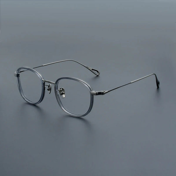 Copp Retro Square Titanium Glasses Frame