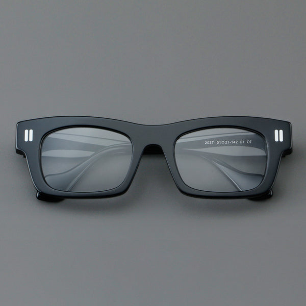 Foote Retro Square Acetate Glasses Frame