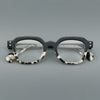 Klug Retro Square Acetate Glasses Frame