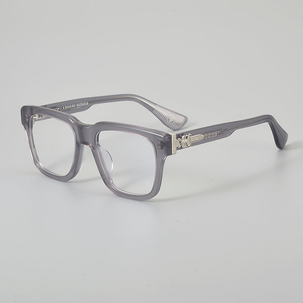 Zago Retro Rectangle Acetate Glasses Frame