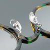 Vintage Acetate elliptical Eyeglasses Frame
