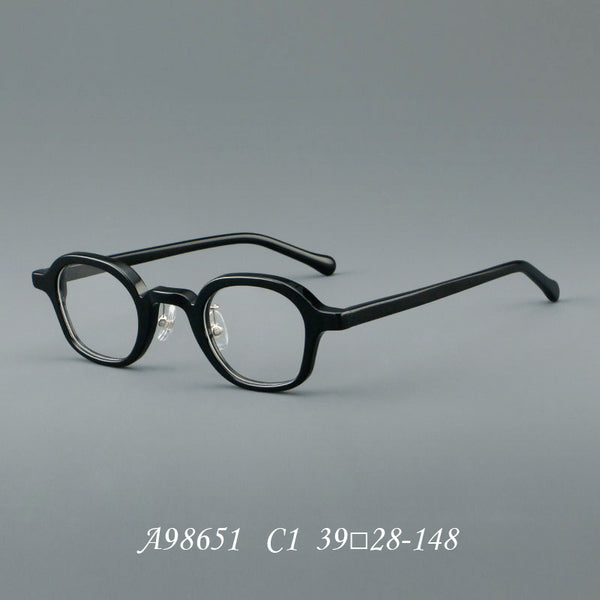 Vintage Acetate elliptical Eyeglasses Frame