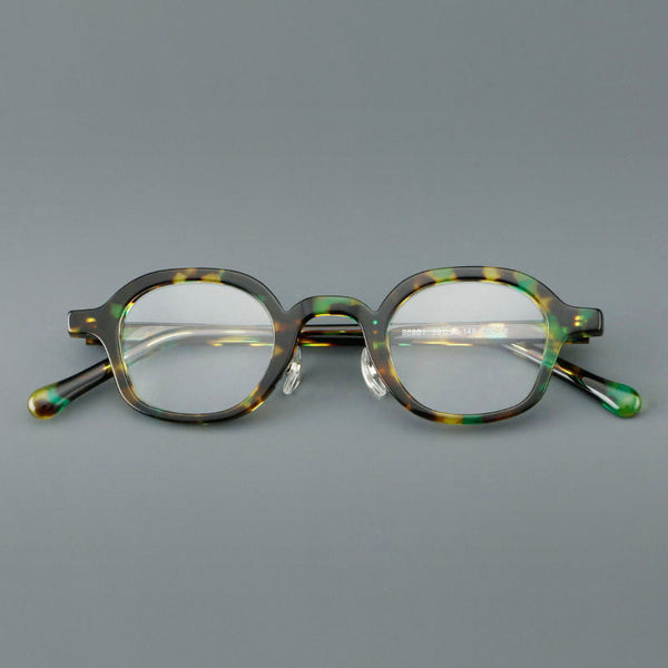 Vintage Acetate elliptical Eyeglasses Frame