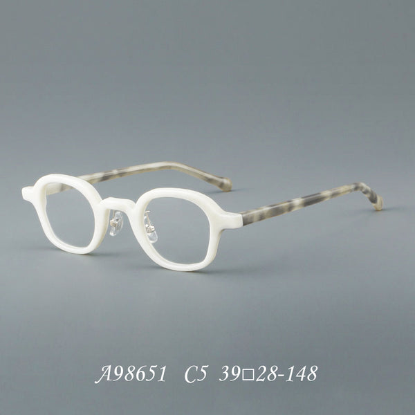 Vintage Acetate elliptical Eyeglasses Frame