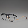 Luord Geometric-shaped titanium metal personalized eyeglass frames