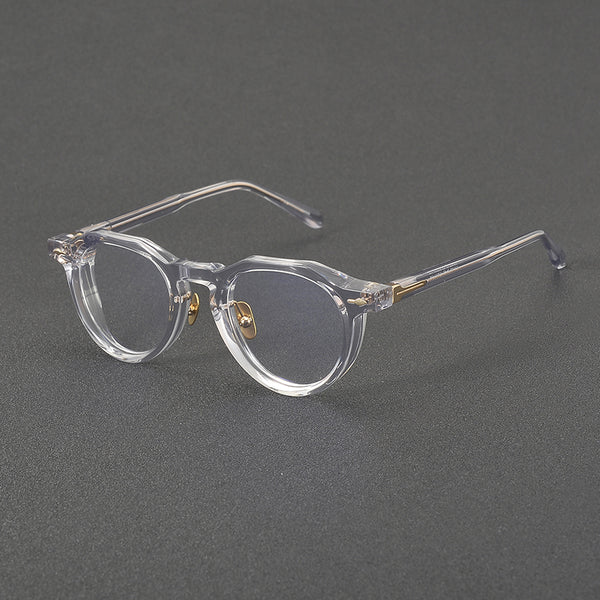 Sutton Retro Round Acetate Glasses Frame