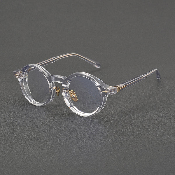 Sutton Retro Round Acetate Glasses Frame
