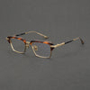 Sutton Retro Rectangle Titanium Glasses Frame