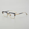 Sutton Retro Rectangle Titanium Glasses Frame