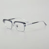 Sutton Retro Rectangle Titanium Glasses Frame