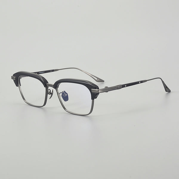 North Retro Rectangle Titanium Glasses Frame