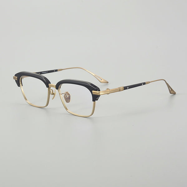 North Retro Rectangle Titanium Glasses Frame